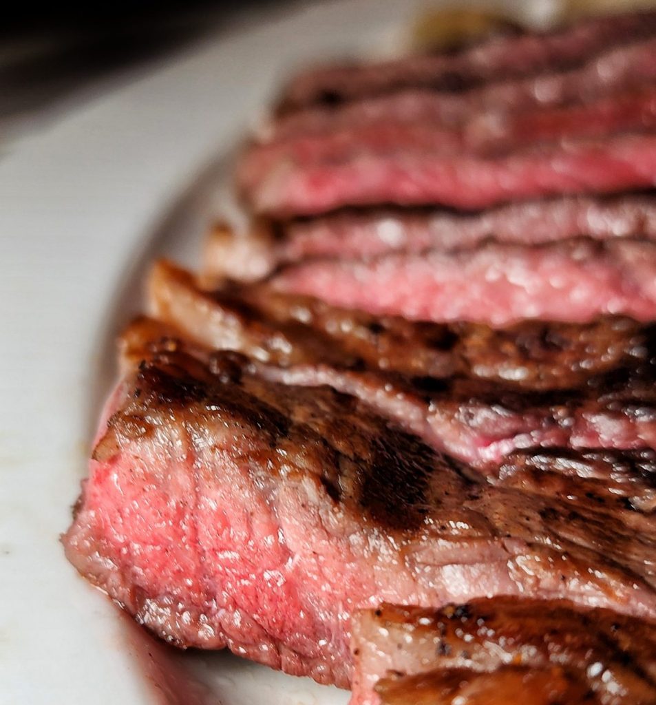 Reserve Cut 10 Oz Prime Reserve Cut New York Strip Up Close