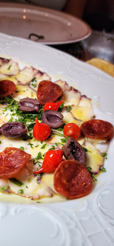 Carne Mare Spanish Octopus up close