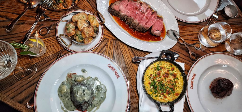 Carne Mare whole table mains