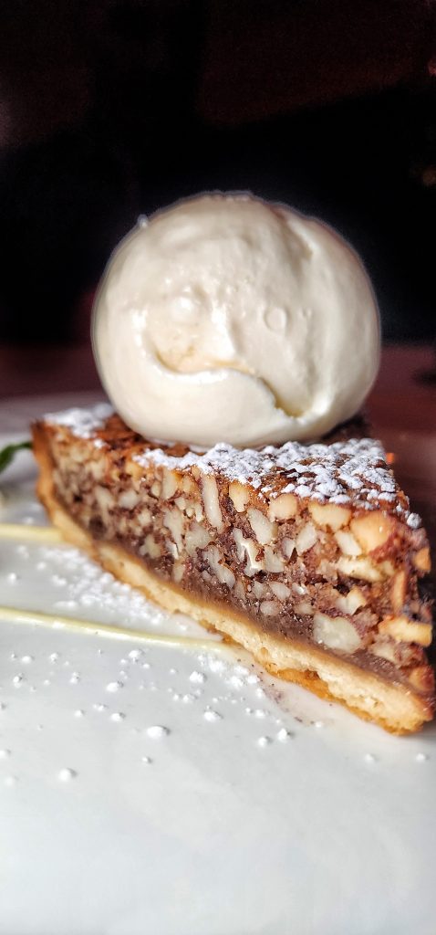 Sea Fire Grill Pecan Pie side