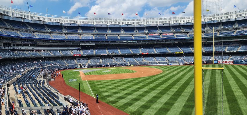 Yankee Stadium Left Field