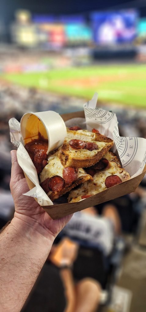 Yankee Stadium Petroni Cheese Pepperoni Bread