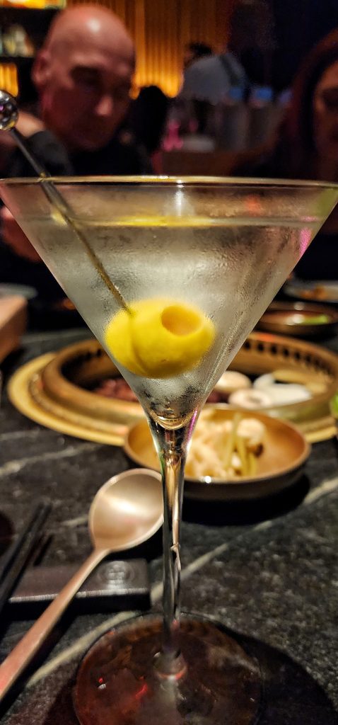 Cote Korean NYC martini
