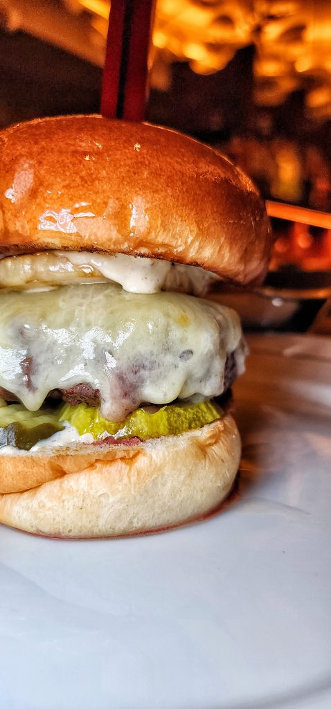 Dynamo Room Burger Up Close