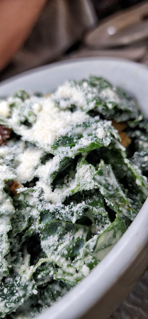 Frank Black Kale Caesar up close