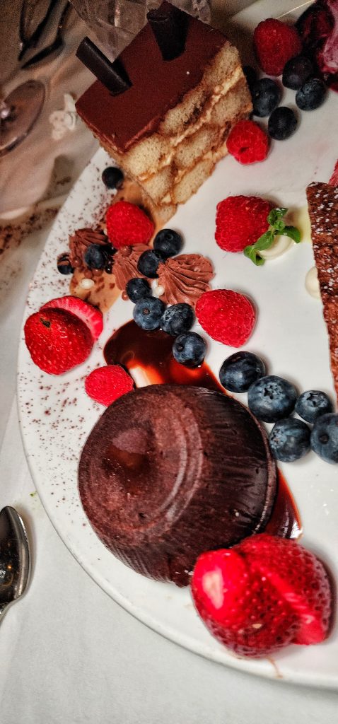 Sea Fire Grill dessert tray