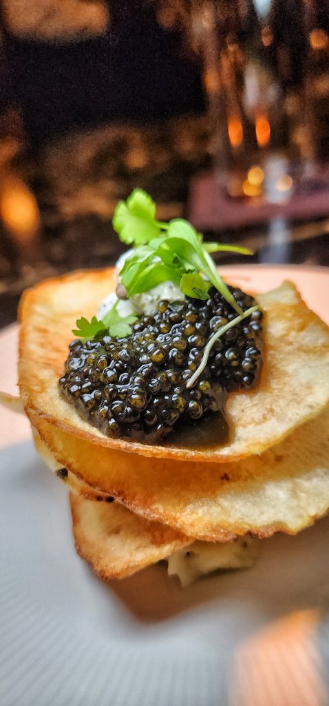 palladinos steak and seafood Caviar Baked Potato