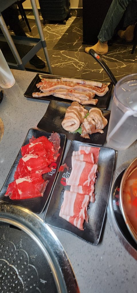 Kpot Korean BBQ Midtown Full Table More Meats