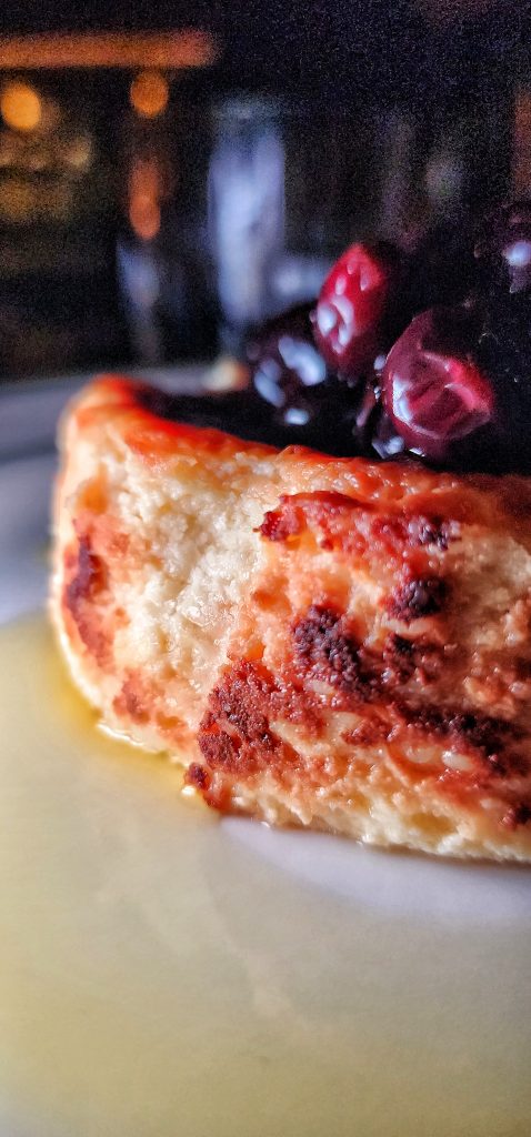 Dannys NYC Cheesecake with Seasonal Compote