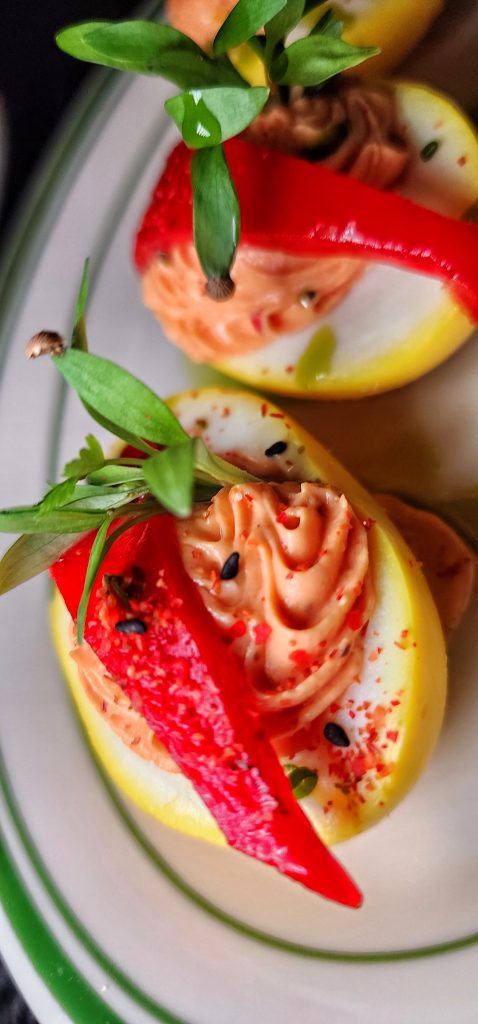 Dannys NYC RED HOT DEVILED EGGS