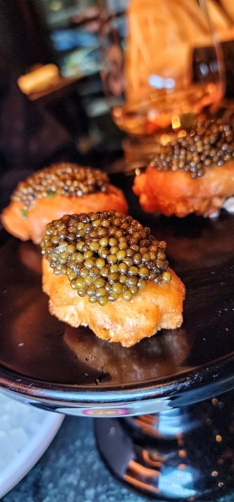 coqodaq 24 Karat with Golden Daurenki caviar 3 pieces