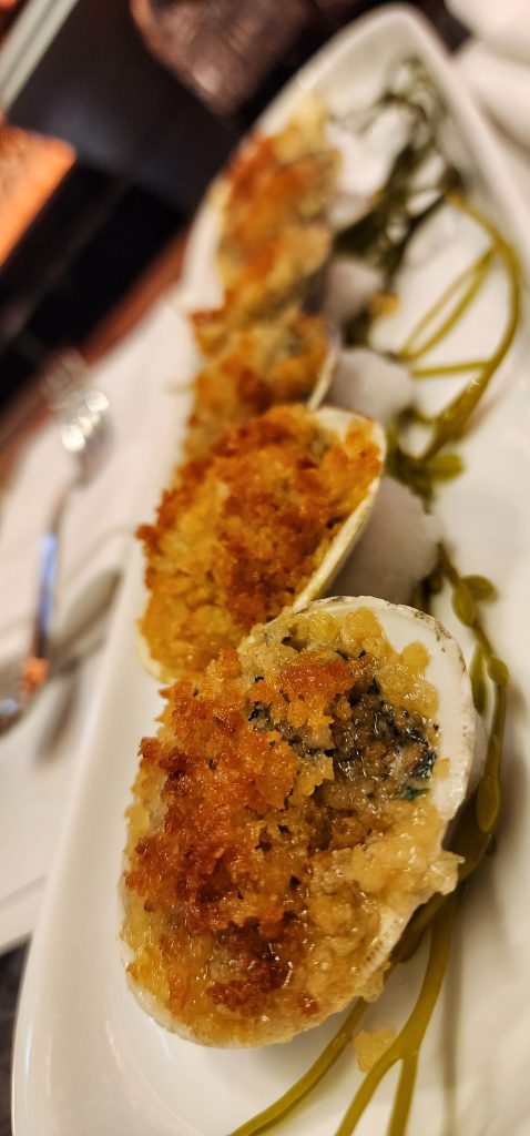 palladinos steak and seafood Arthur Ave Baked Clams