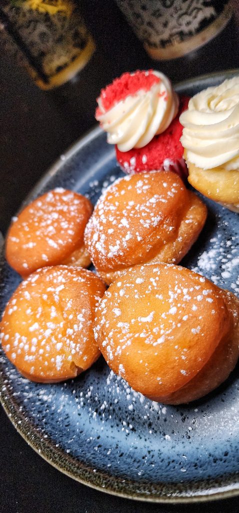 Barclays Center Gallagher Terrace Mini Donuts and Cupcake dessert