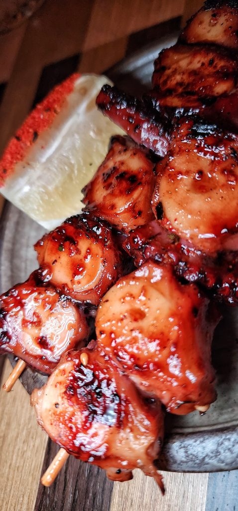 Double Knot NYC robatayaki chicken thighs