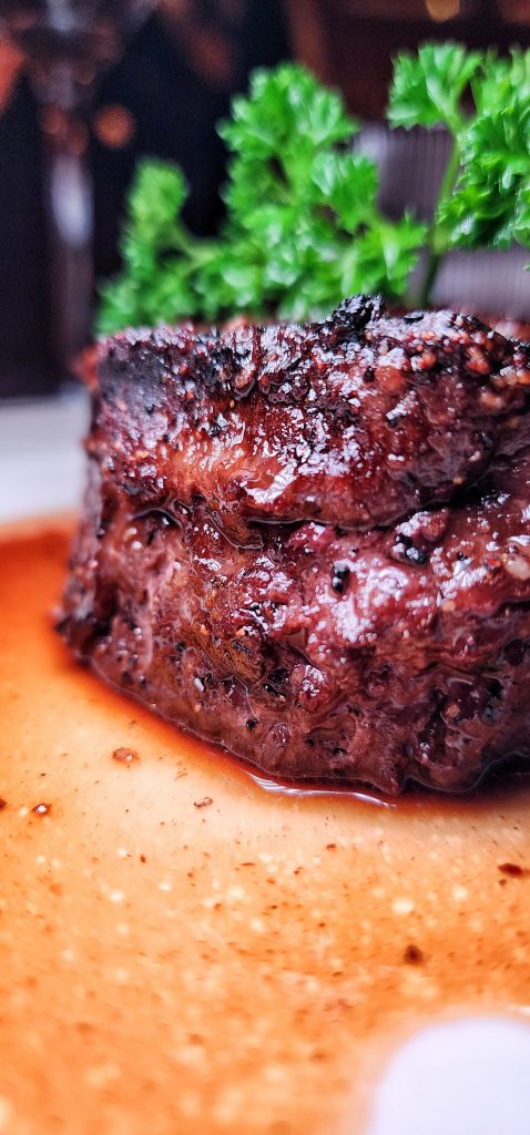 Golden Steer NYC Petite Filet Mignon 8 oz upclose