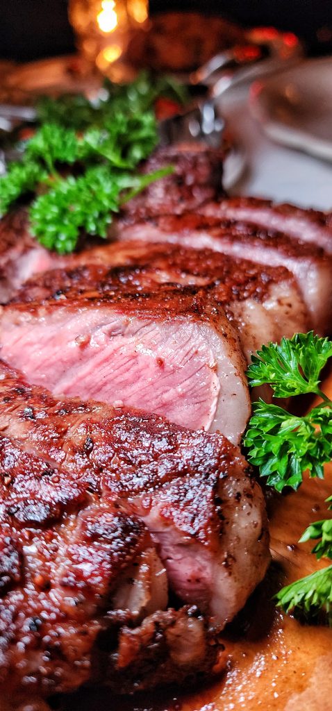 Golden Steer NYC Kansas city Steak upclose