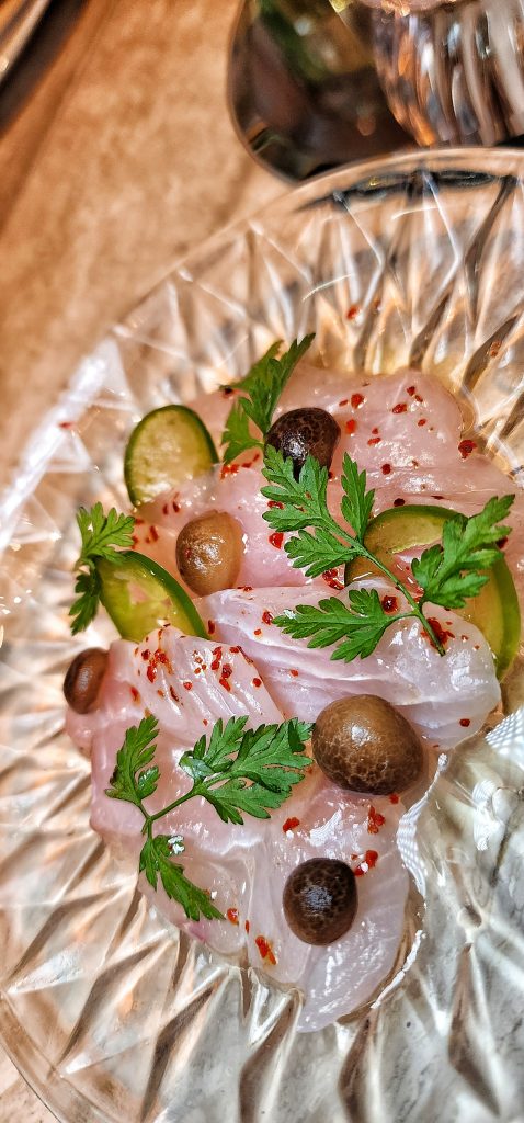 Bar Chimera NYC RED SNAPPER CRUDO