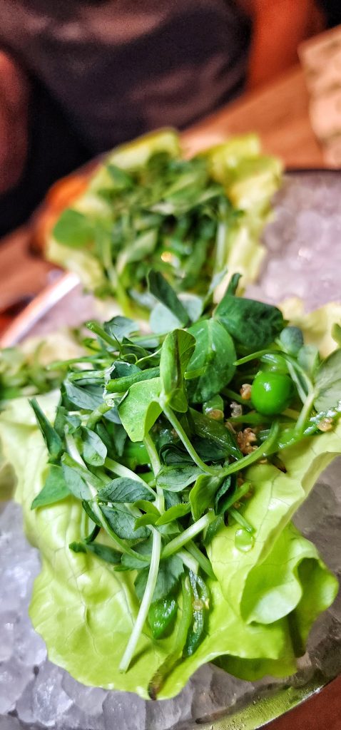 Bar Chimera NYC SPRING PEA LETTUCE CUP