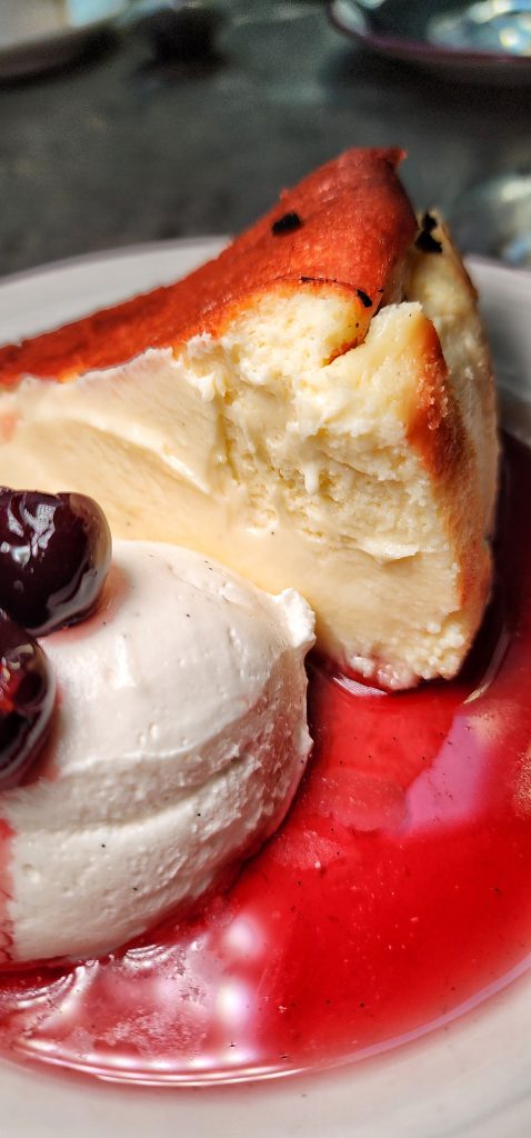 cheesecake compote dessert