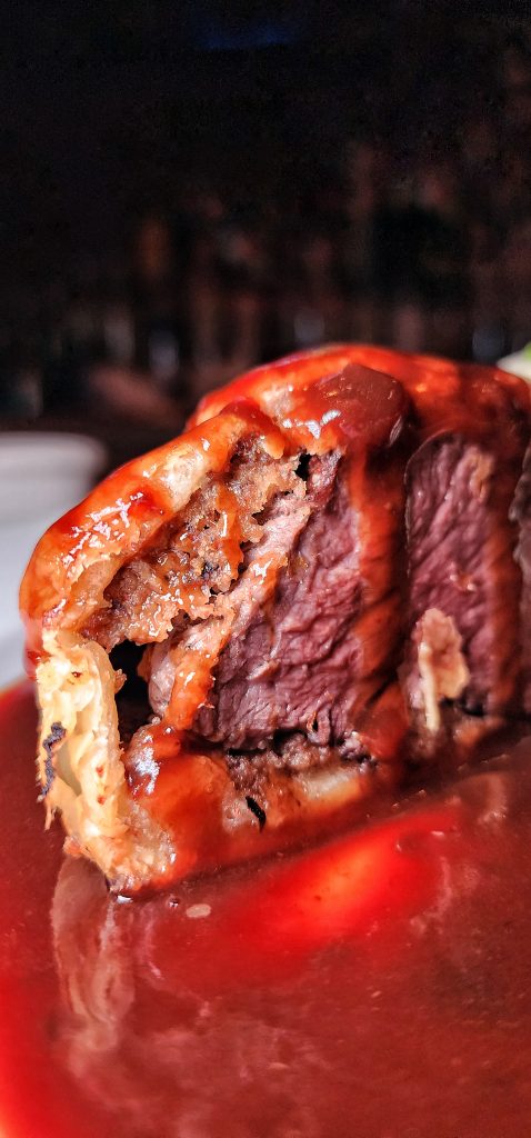beef wellington upclose