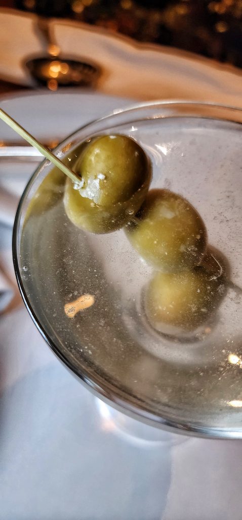 martini bar upclose