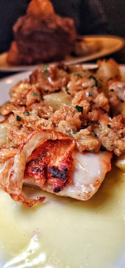 lemon roast chicken upclose