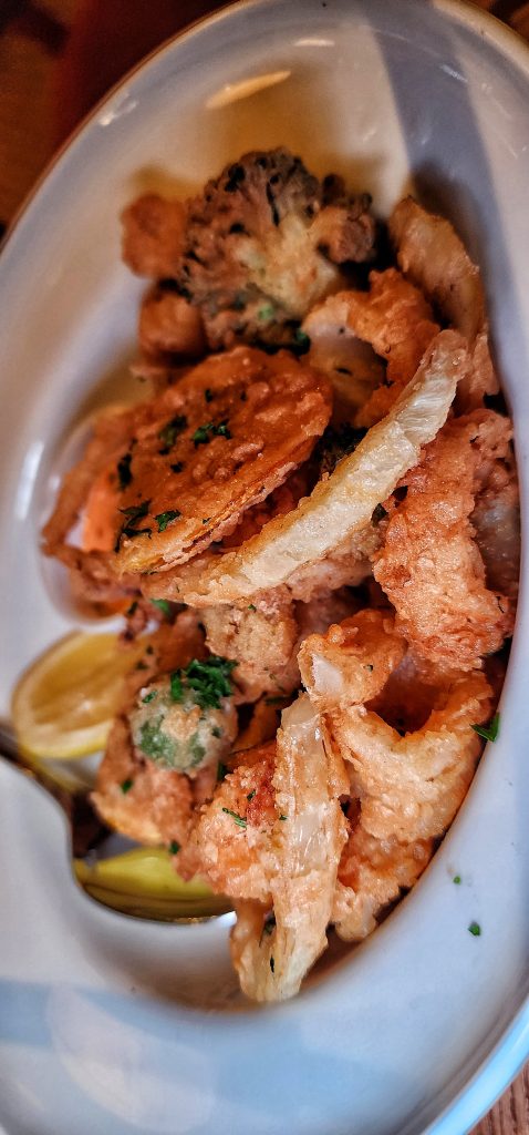 frito miso calamari starter