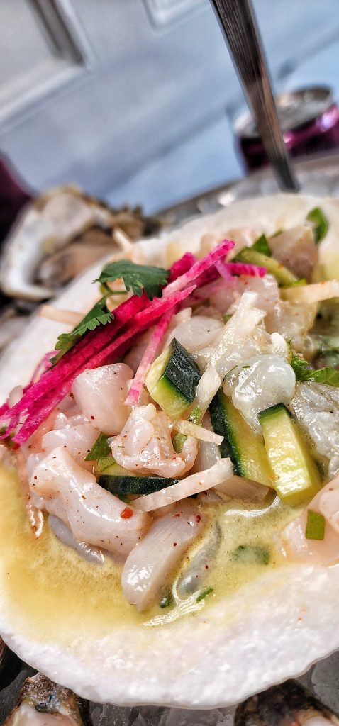 wild scallop ceviche