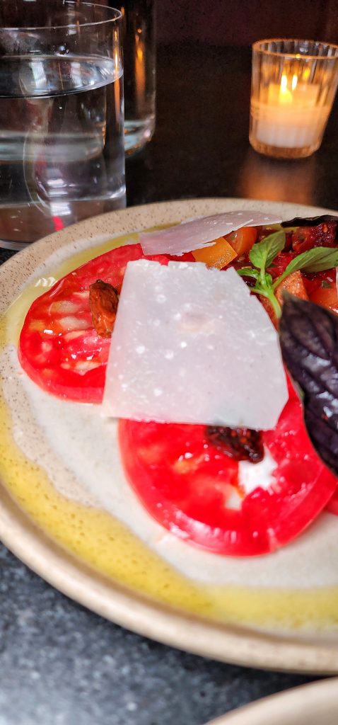 tomato salad parm summer