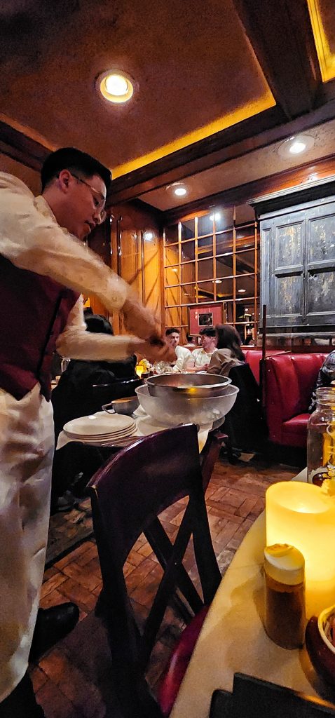 tableside spinning salad