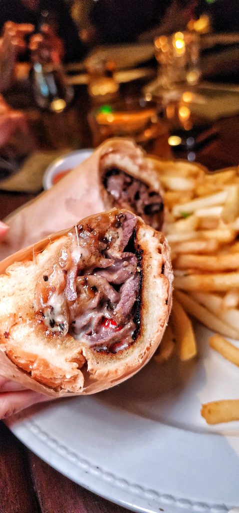 Philly cheesesteak fries