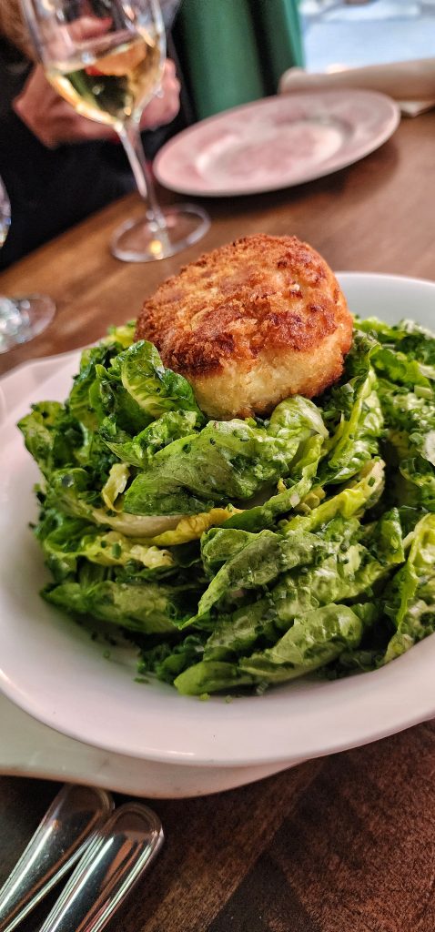 little gem salad crab cake