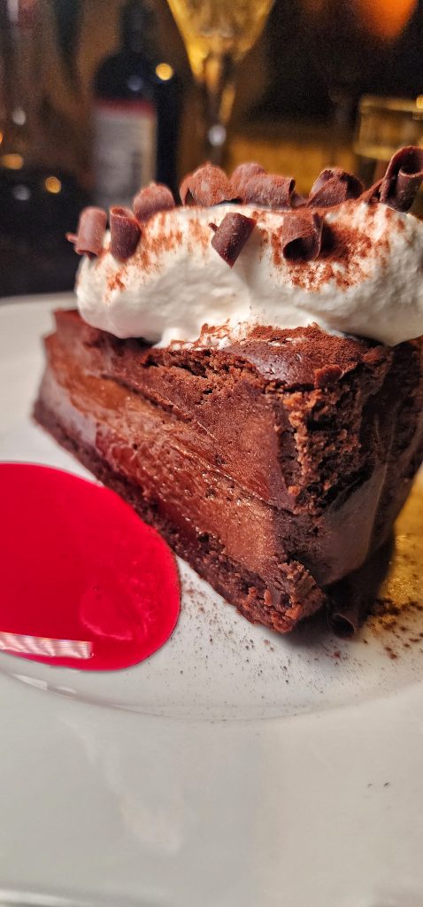 Basque chocolate cheesecake