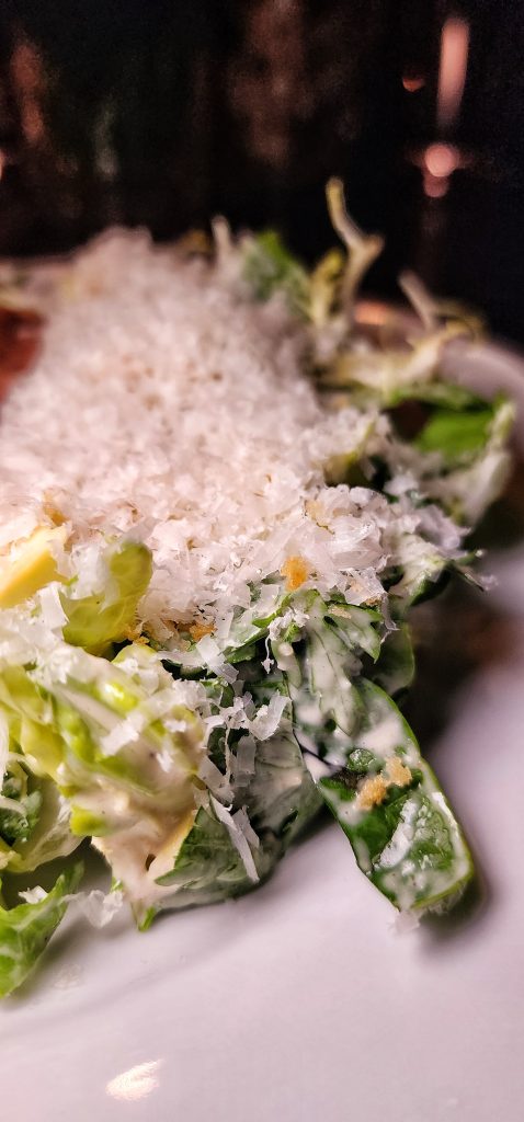 crown daisy Caesar salad