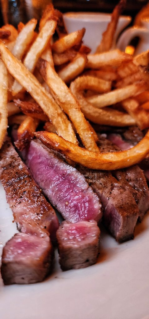steak and Frites Upclose