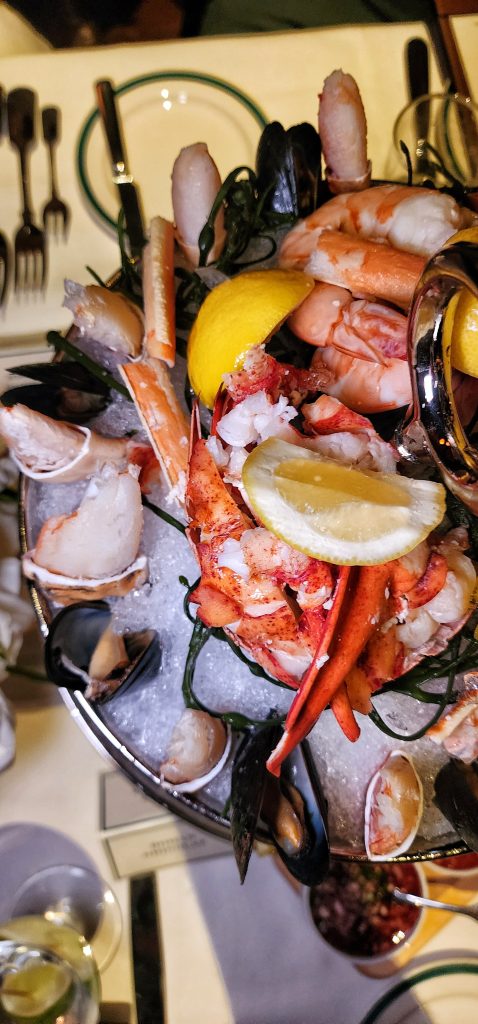 seafood tower