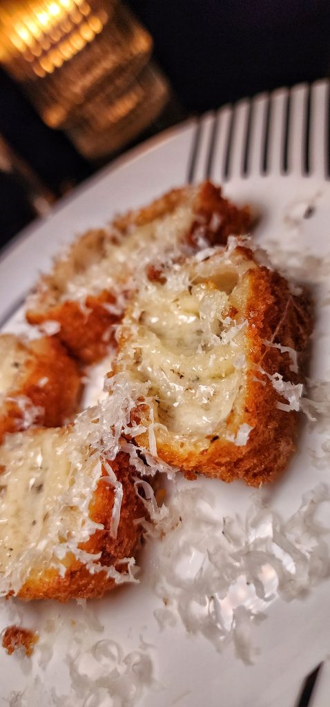 crispy lasagna black truffle fontina